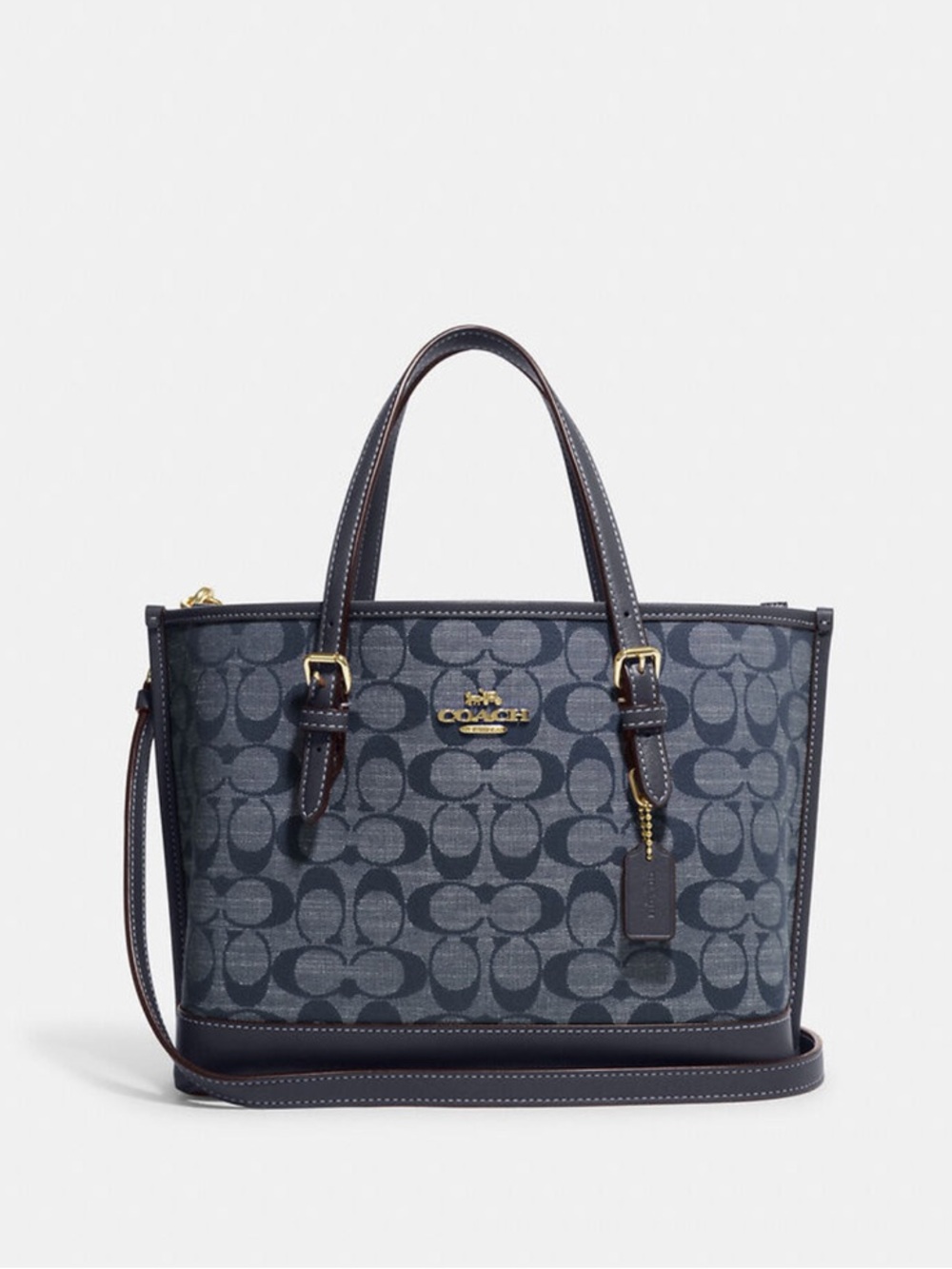 Coach Mollie Tote 25 in Signature Chambray